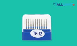 Diamantbohrköpfe TF-12 Zylinder rund gross 10 Stk.