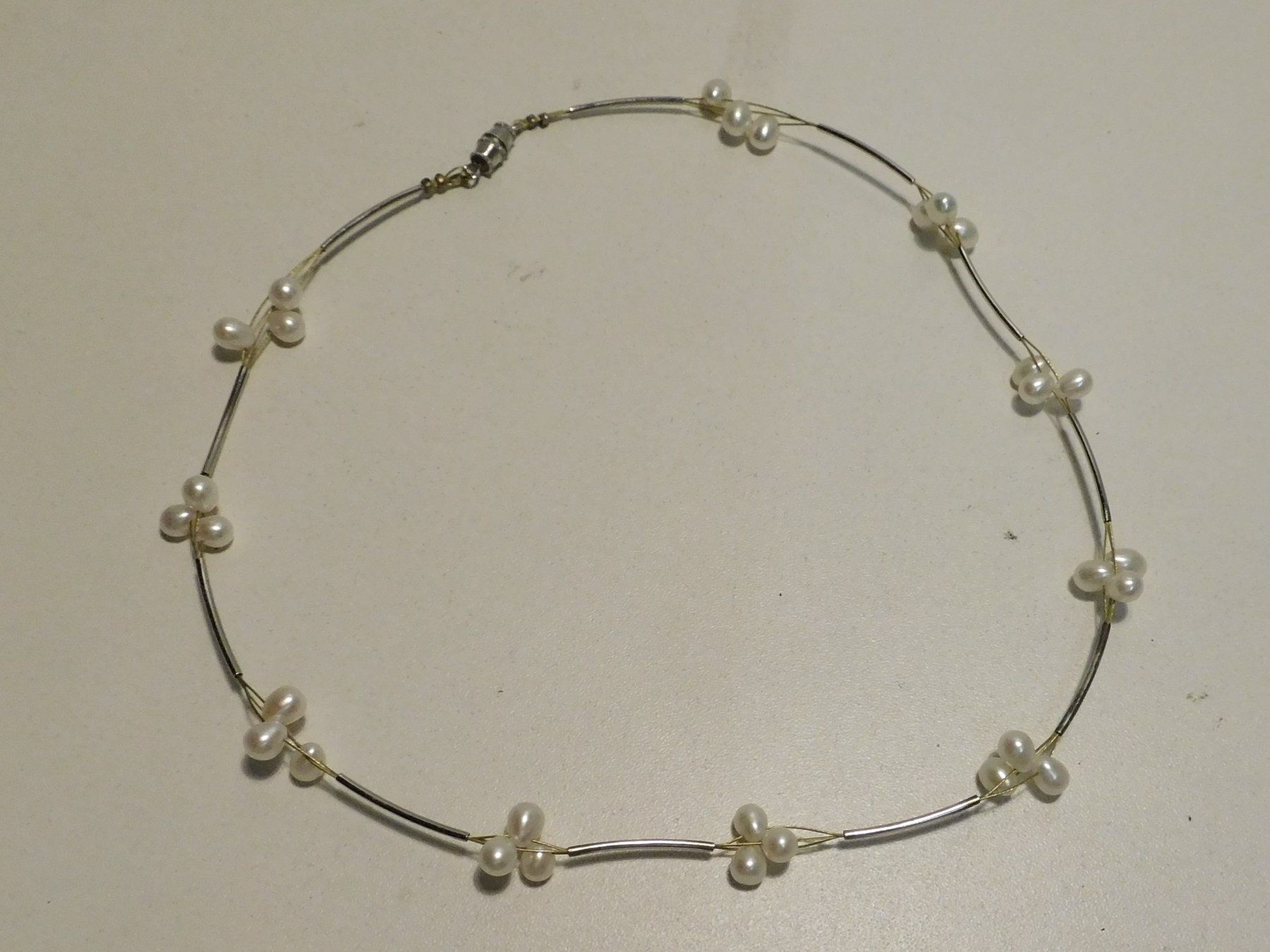 Catenine: Schmuck Perlenkette - Perlenkette denke Süsswasser – Usato da Sursee venduto da 76