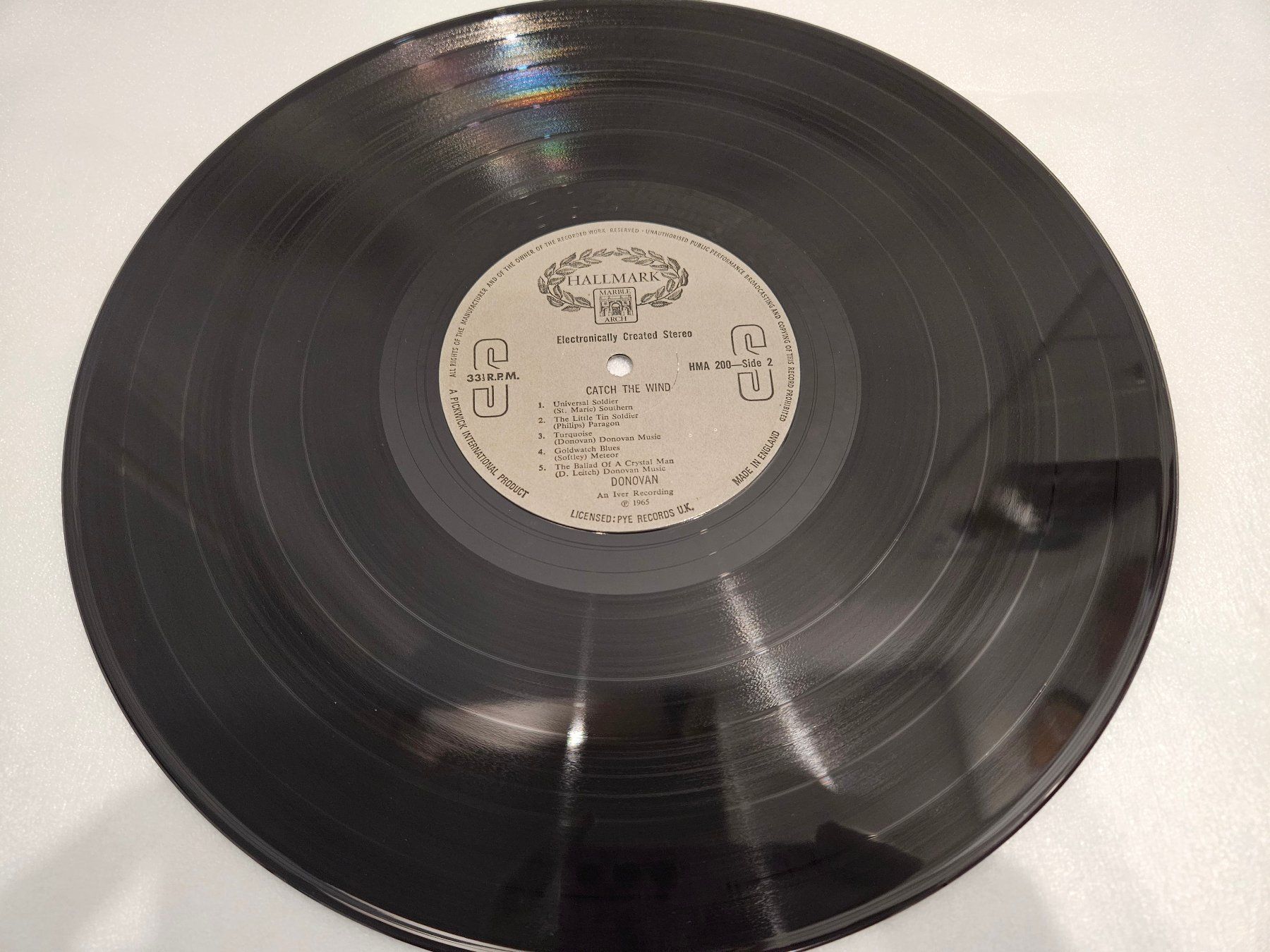 Dischi in vinile: Donovan – Catch The Wind (LP, Rock, Compilation) – Usato da Uster venduto da Vinyl-Leidenschaft 4