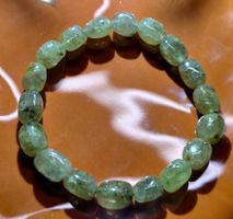 💚 Grünes Granat-Armband 💚 D