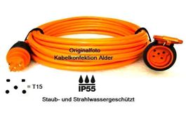 15m Qualitäts Pur -Verlängerungskabel T15 IP55 Neu 5x1,5mm2
