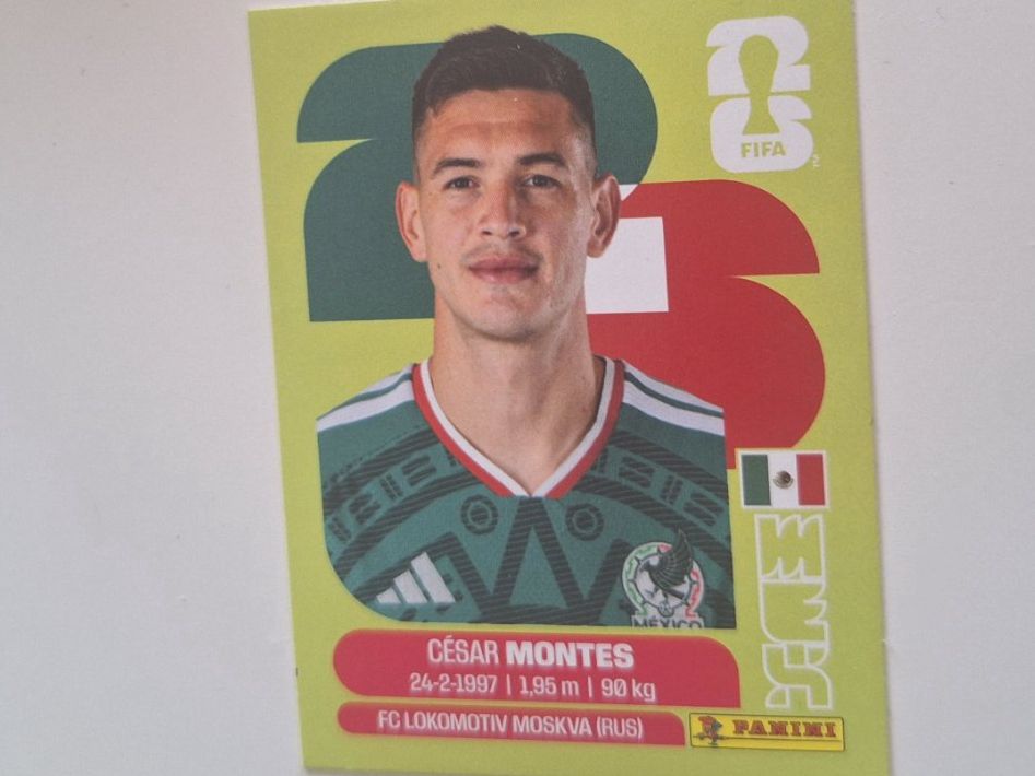 Panini Carte collezionabili: Panini 2026 Cesar Montes MEX 5 – Nuovo (secondo la descrizione) da Tennwil venduto da mal_2fhf