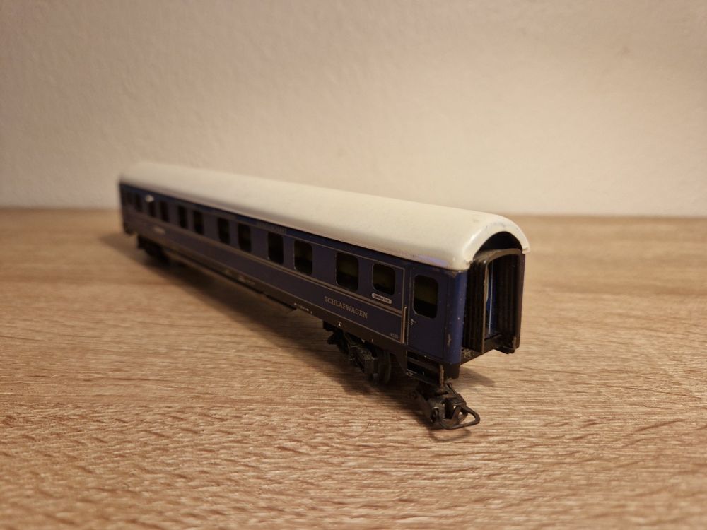 Märklin H0 346/3J Personenwagen Schlafwagen Schürzenwagen Sleepi