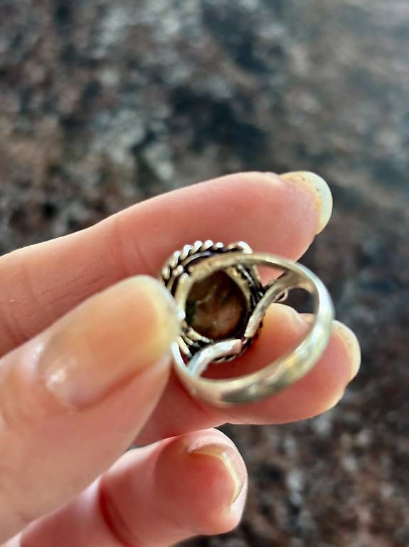 Bagues: Bague argent labradorite T.54 – D'occasion à Perroy par barballalla 2