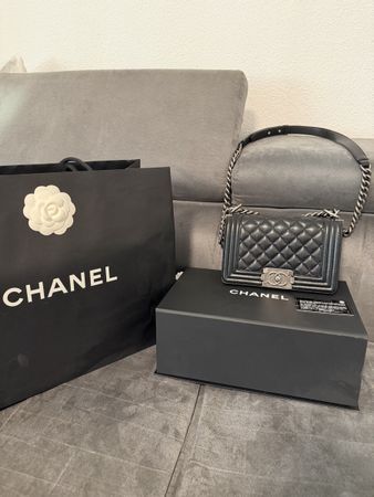 CHANEL BOY MINI SCHWARZ ORIGINAL