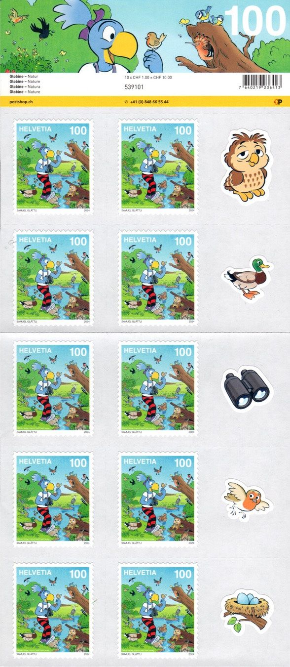 Tutti i francobolli: BOGEN Globine - Natur** – Nuovo (secondo la descrizione) da Dottikon venduto da haeusibuh5