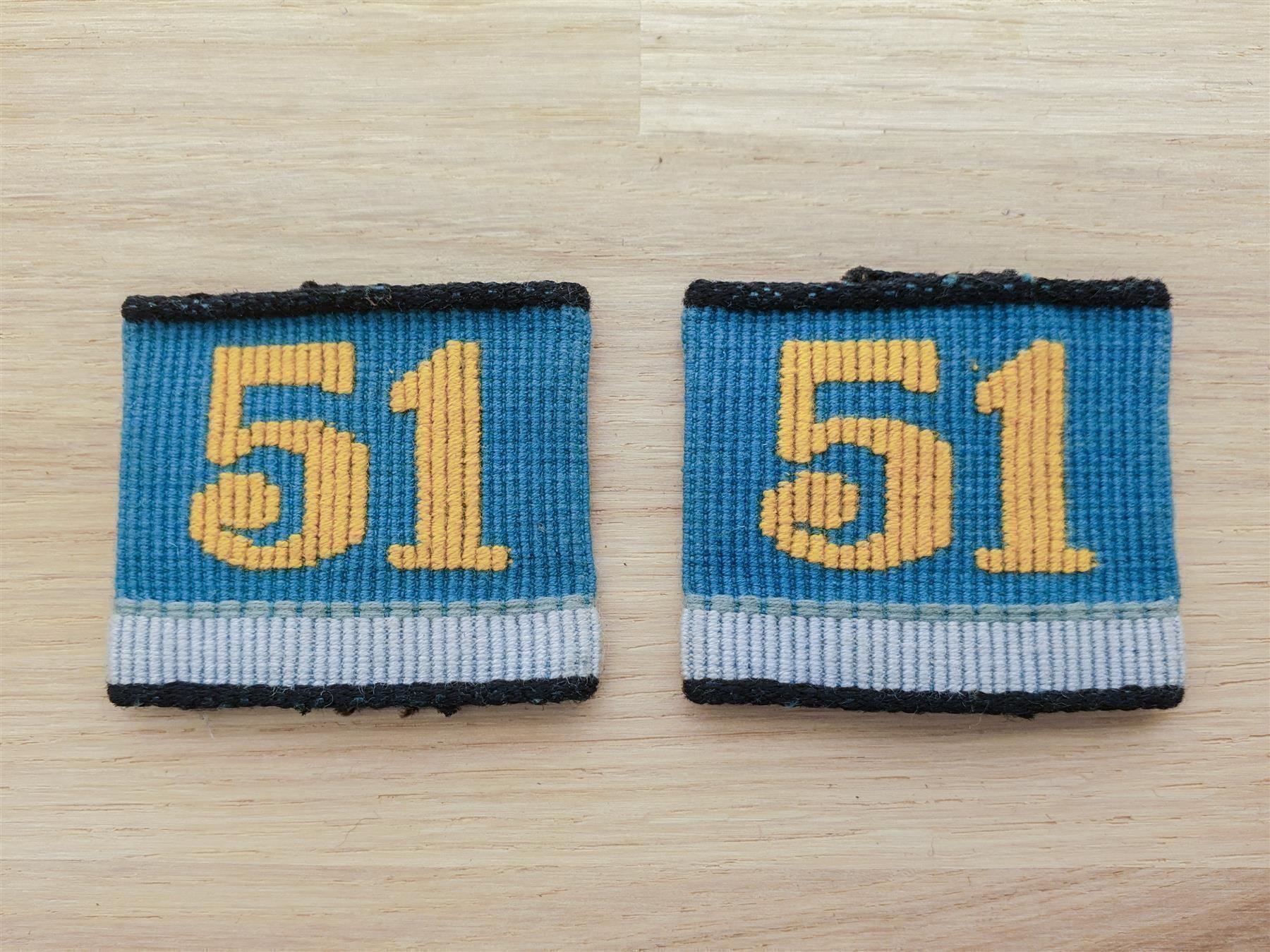 Uniformi: Achselschlaufen / Patten 51 – Usato da Erlinsbach venduto da S700