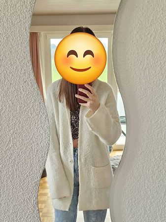 Flauschige Mantel Benetton