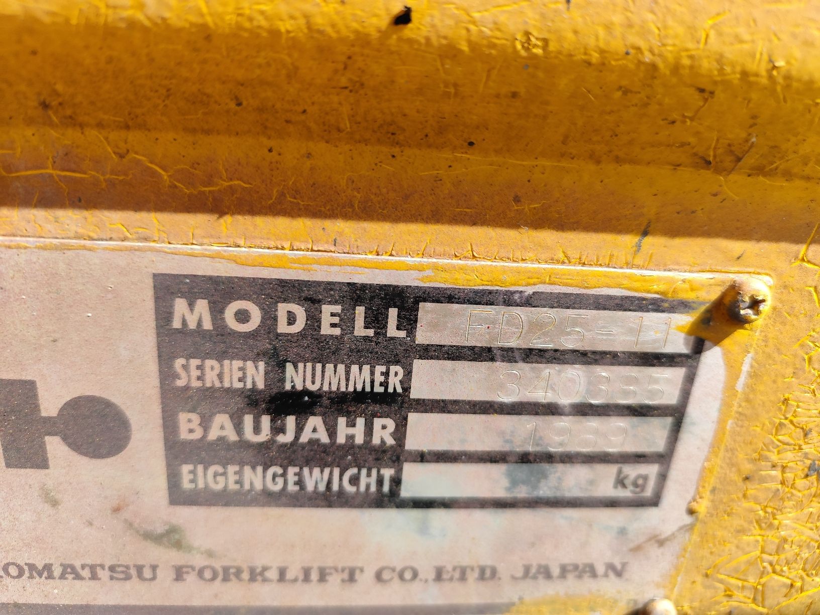 Komatsu Gabelstapler & Hubwagen: Komatsu FD25-11 – Gebraucht aus Rüthi (Rheintal) von benzmario 8
