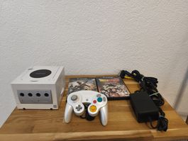 GameCube Nintendo pearl + 2 jeux🎮 - État impeccable!