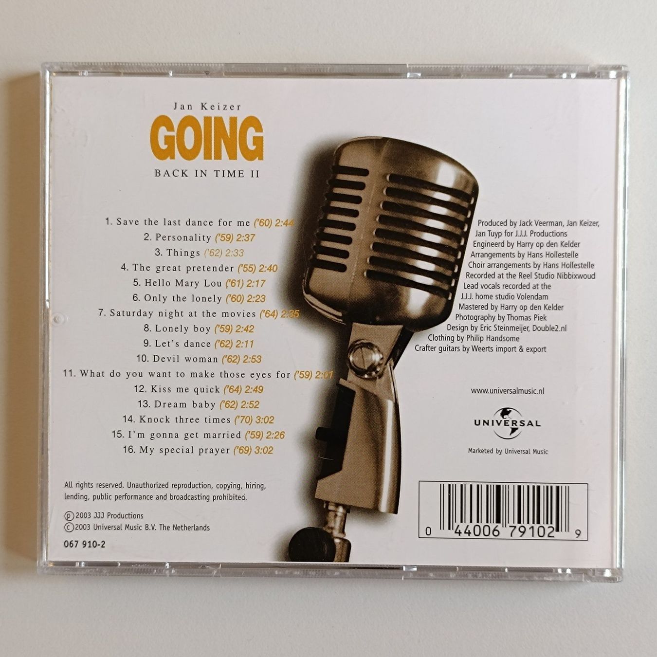 CDs: Jan Keizer - Going Back In Time II (CD)  F14 – Gebraucht aus Sessa von fraenklishop 1