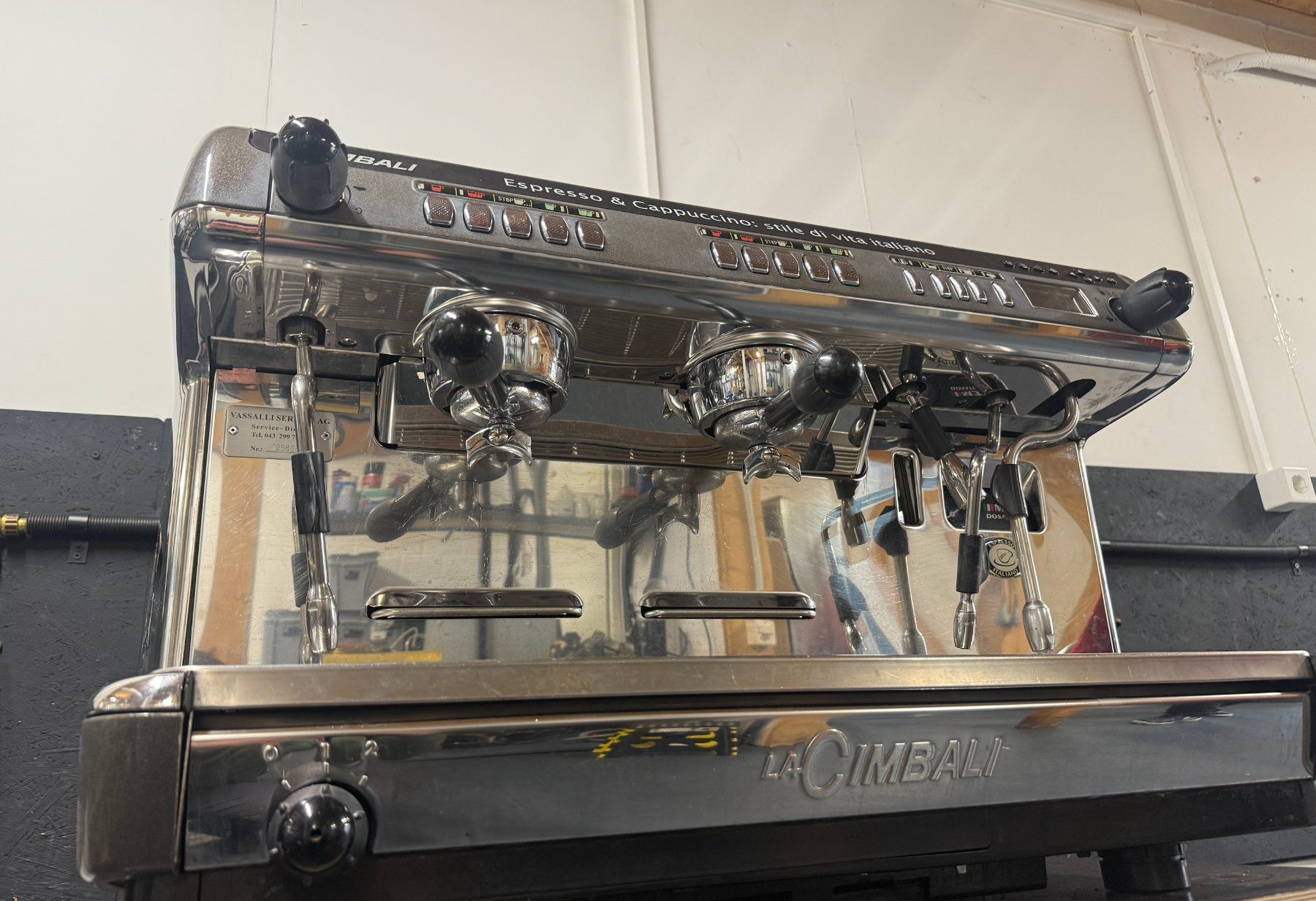 Cimbali Kaffeemaschinen & Espressomaschinen: Werkstatt Revidierte Kaffeemaschine La Cimbali M39 2 Kolben – Gebraucht aus Schwarzenberg LU von coffee-marcutti