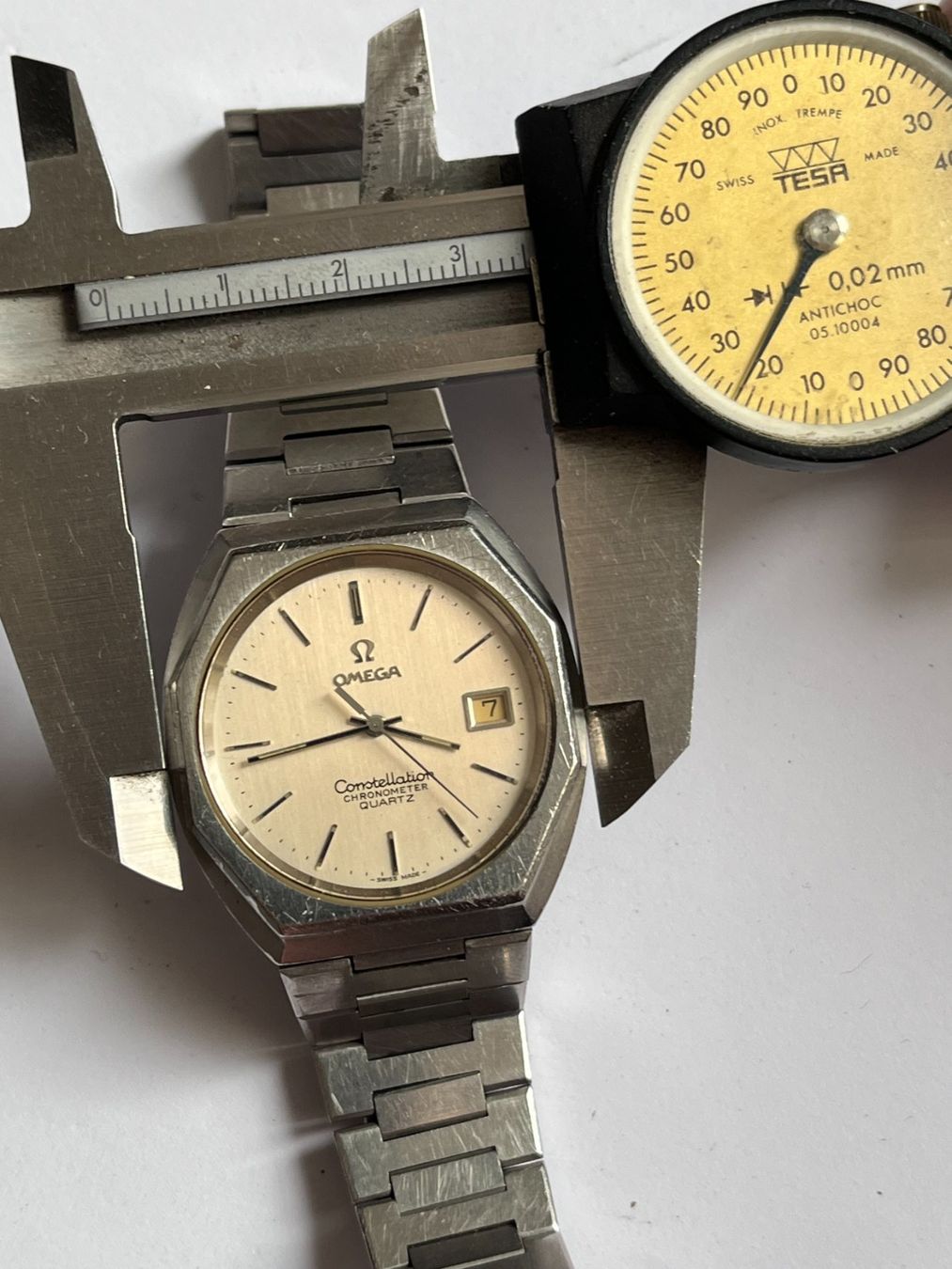 Omega Uhren: Omega Constellation Chronometer Quartz – Gebraucht aus Worblaufen von chronyves 5