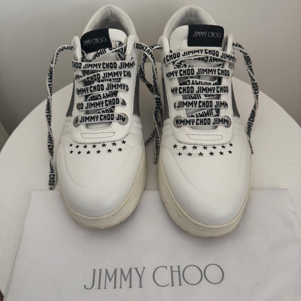 Jimmy Choo Damenschuhe: Jimmy Choo Hawaii glitter sneakers – Gebraucht aus Paradiso von Edith_store