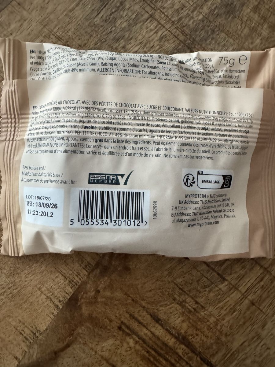Cibi & Specialità: Myprotein Extra Cookie 18 Stk. Double Chocolate Protein Rieg – Nuovo e nell'imballaggio originale da Brunnen venduto da Skyline89 1