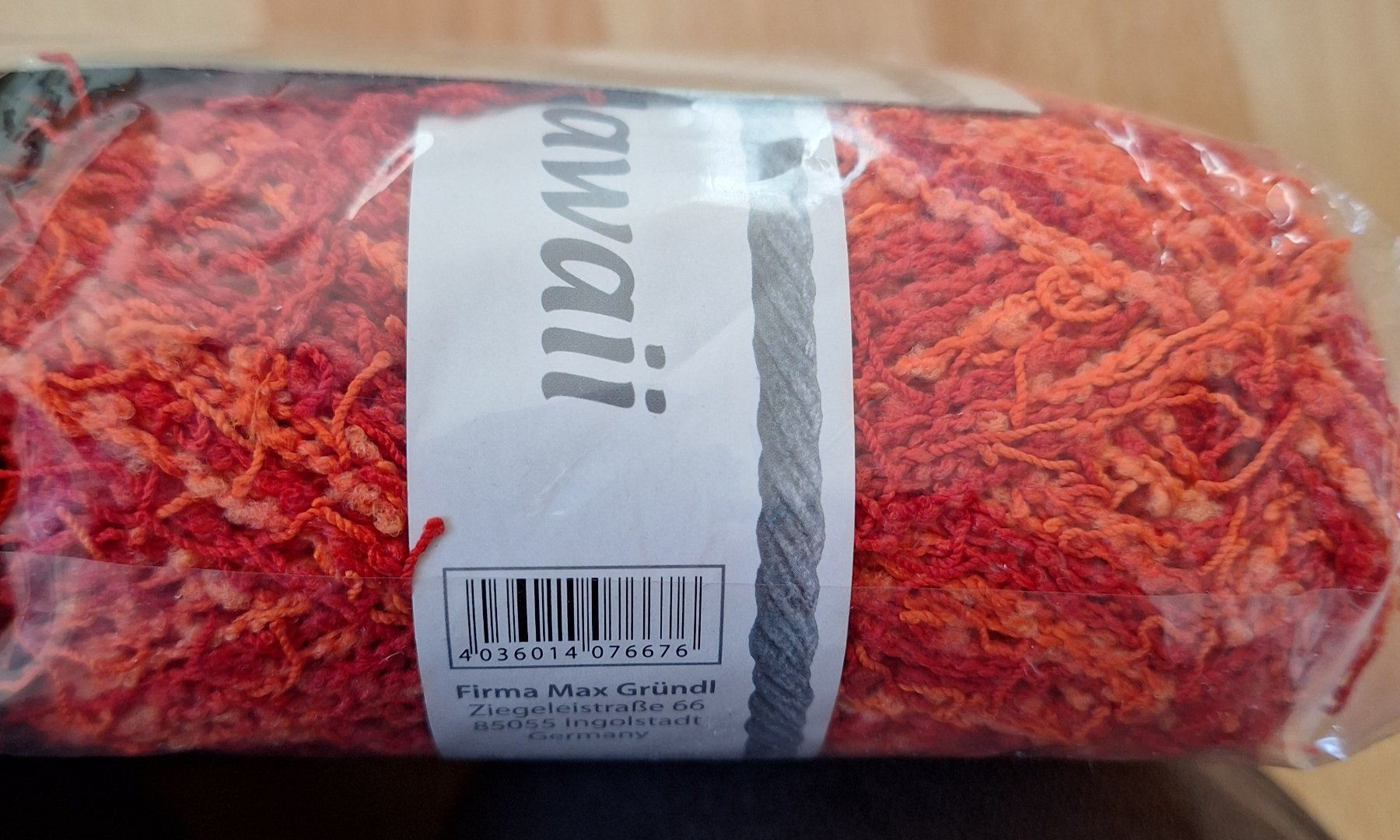 Tessuti: Hawaii Strickgarn Sommer-Set, Originalverpackt, Orange/Rot – Nuovo e nell'imballaggio originale da Wettingen venduto da Egro2 2