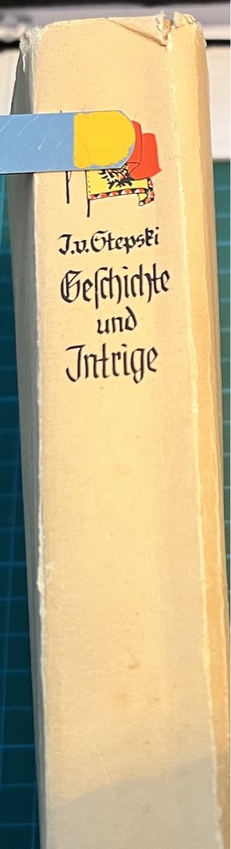 Bücher: Geschichte und Intrige. Buch aus 1940. – Gebraucht aus Sevelen von Ritiplampi 4