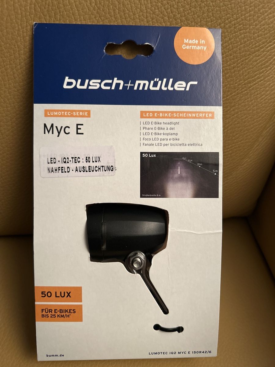 Busch + Müller Pezzi di ricambio: LED E-Bike - Scheinwerfer B&M – Nuovo e nell'imballaggio originale da Zufikon venduto da Michu11