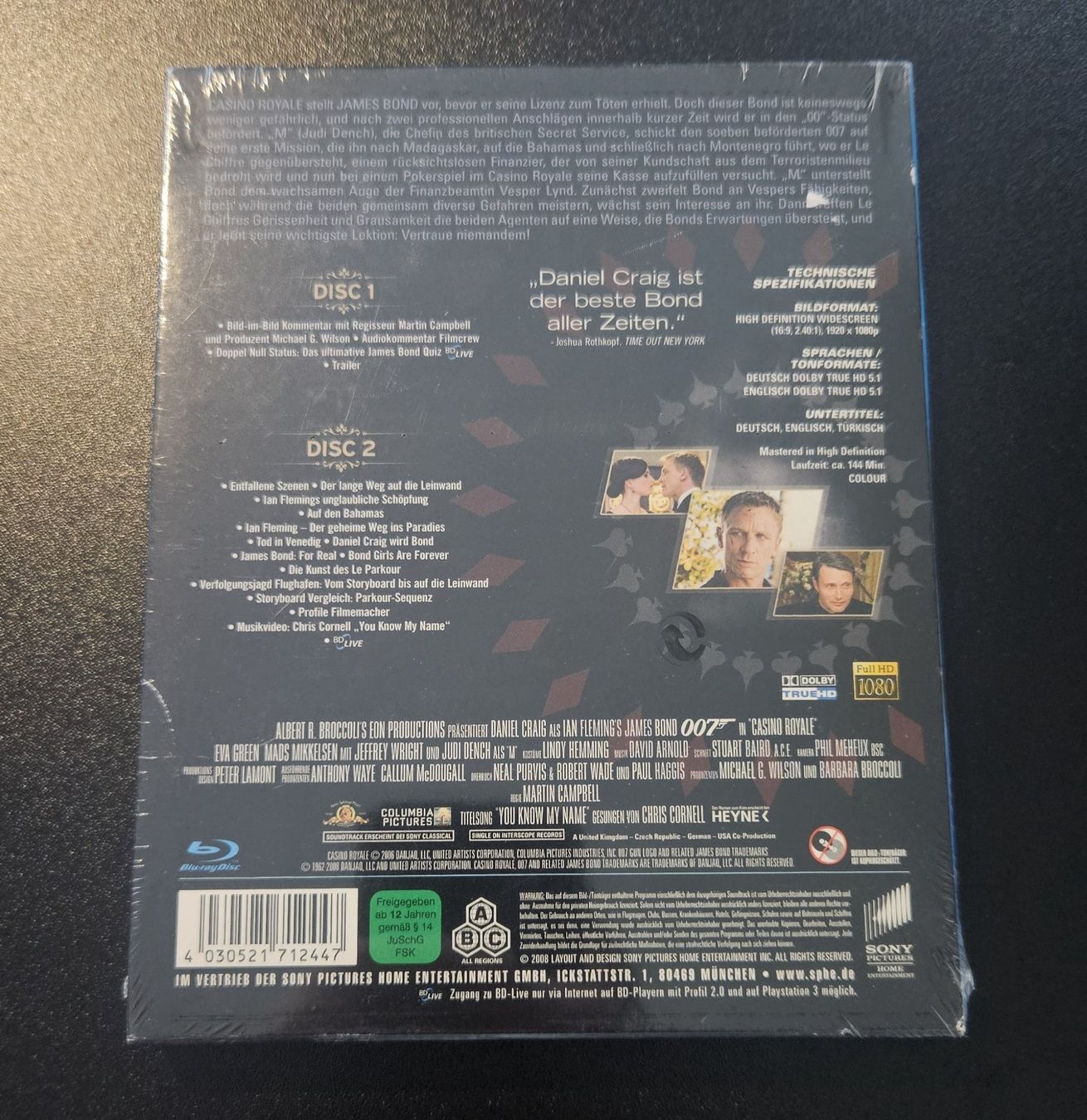 Tutti i DVDs: James Bond - Casino Royale Blu-Ray – Nuovo e nell'imballaggio originale da Kloten venduto da mar_w6hp 1