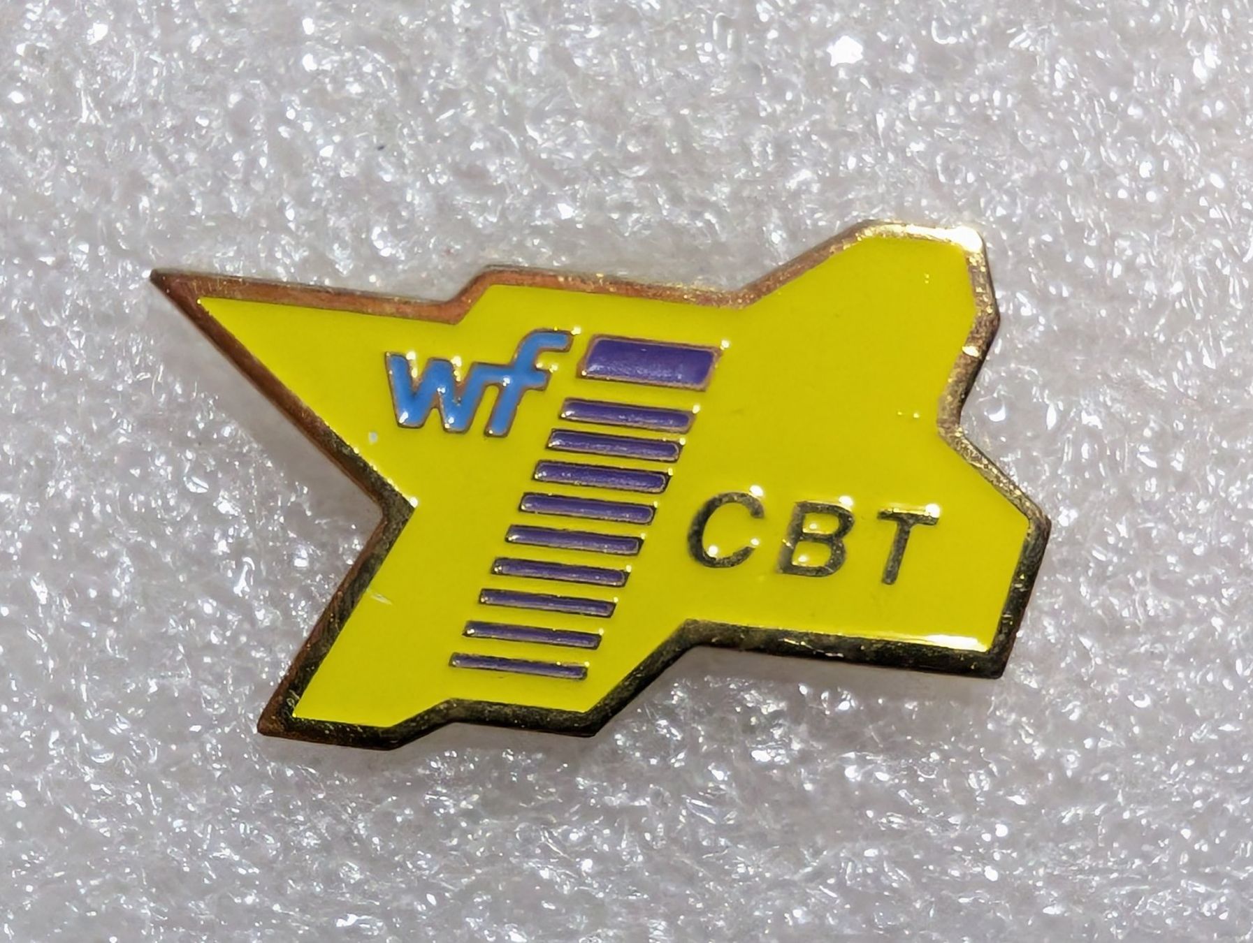Placchette & Badge: Ansteckpin 290: wf CBT – Usato da Oppligen venduto da Pin-Fall-Shop