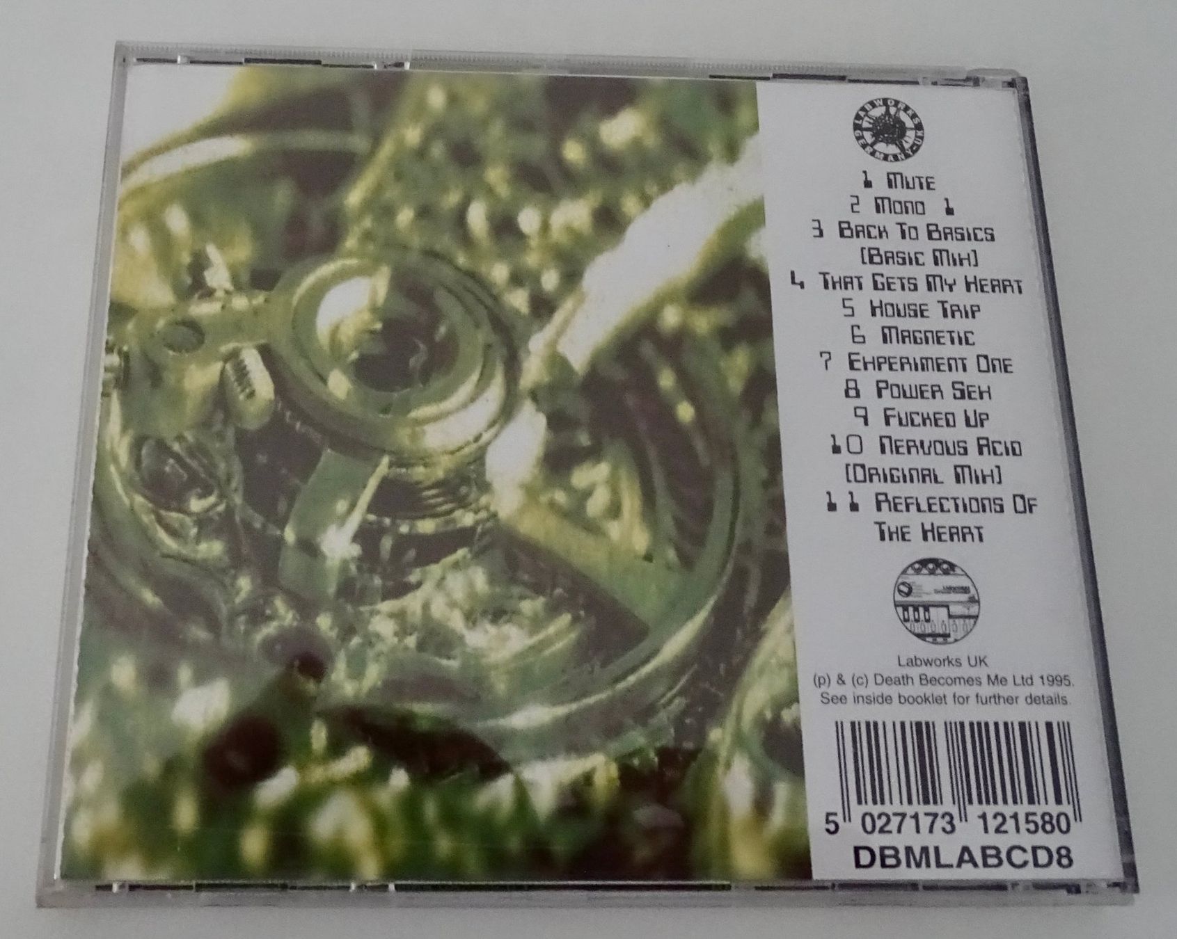 CD: Nervous Project Back to Basics CD Old School Techno – Usato da Gwatt (Thun) venduto da samojede67 1