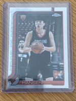 Yang Hansen Rookie Card Topps Chrome Portland Trail Blazers