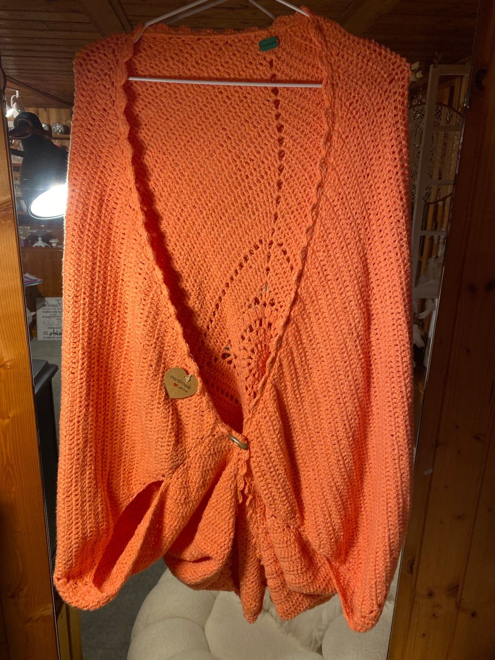 Giacche: STRICKJACKE DAMEN,ORANGE,EINZELSTÜCK – Nuovo e nell'imballaggio originale da Meienried venduto da ManuelaBoutique 3