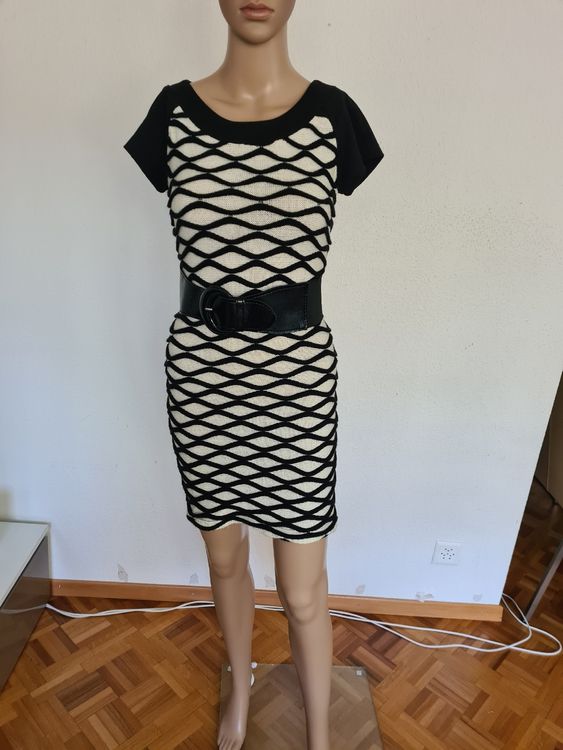 Robe Femme Taille 36 - Marque Cop-Copine - Style Trapèze, Gris, Manches Longues - Occasion Très Bon état