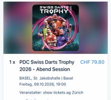 PDC Swiss Darts Trophy 9.10.2026