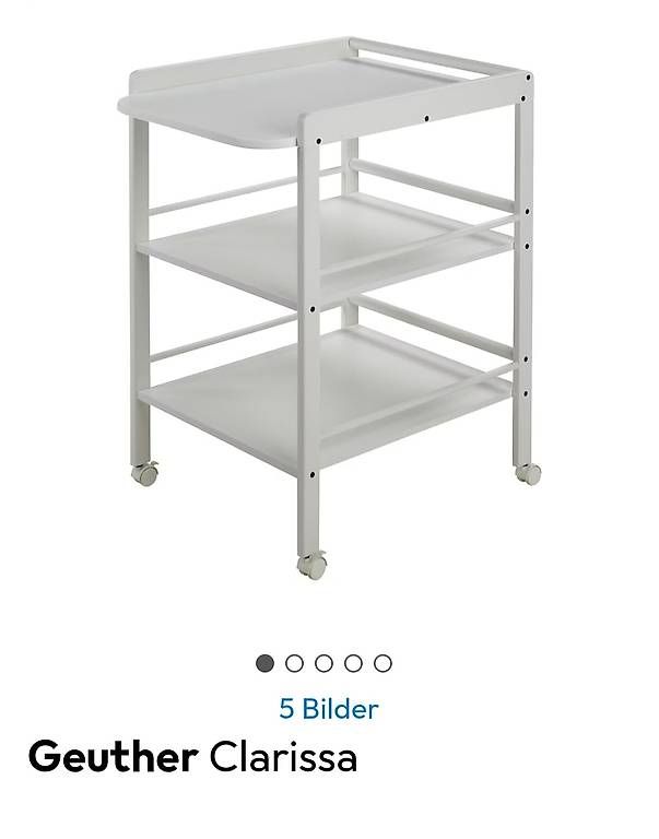 Geuther Fasciatoi & Accessori: Wickeltisch Geuther neu weiss – Nuovo e nell'imballaggio originale da Grossaffoltern venduto da Hmihi 2