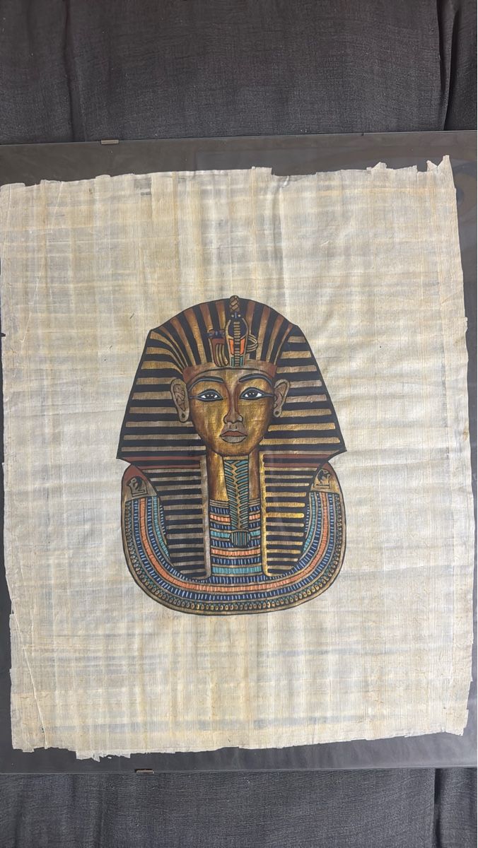 Foto & Immagini: Papyrusbild Tutanchamun Maske – Nuovo (secondo la descrizione) da Pfäffikon ZH venduto da Jbkzd1988