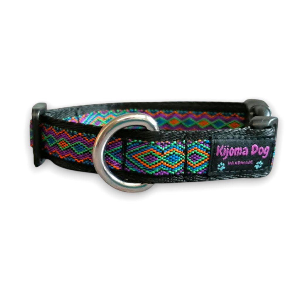 Leine & Halsband: Hundehalsband 2cm "Eloy" handgemacht – Neu und originalverpackt aus Grenchen von KijomaDog