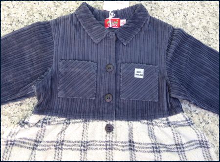 🌞 MEXX Manchester/Flanell Kleid Gr. 86