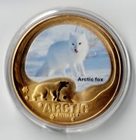 Arctic fox_Arctic Animal_Gedenkmedaille