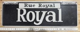Enseigne vintage “rue Royal”, Royal street de New Orleans