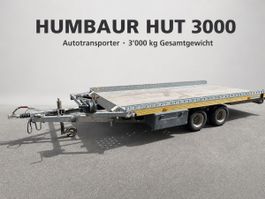 Humbaur HUT 3000 Autotransporter – mit Rampen und Seilwinde
