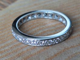 Alliance Ring 18K Weissgold 0.95 ct. Diamanten G, VSI
