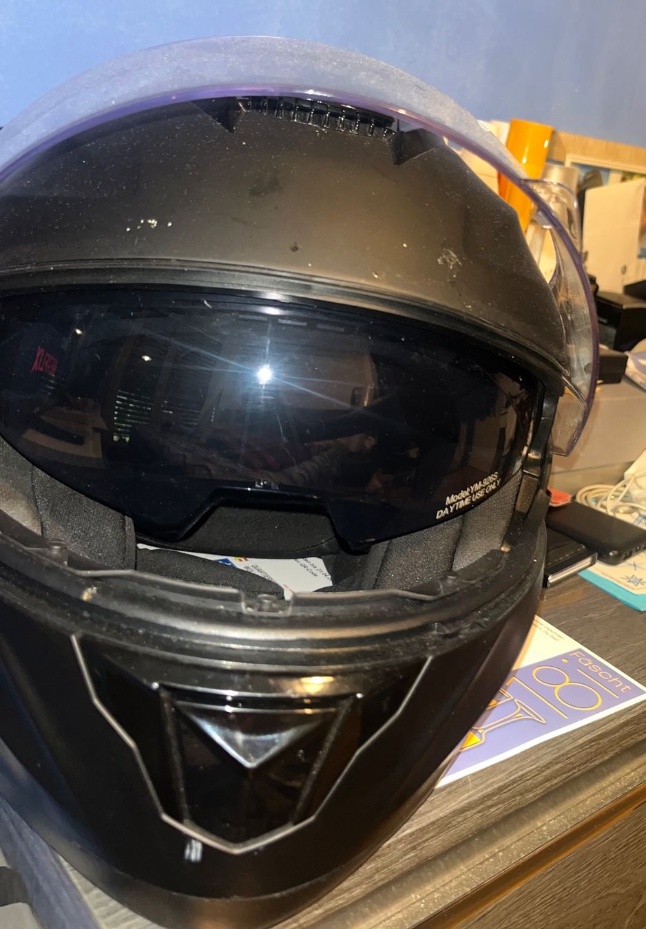 Caschi & visiere: Klapphelm / Integrahelm mit Sonnenbrille – Usato da Zürich venduto da leo_t9sr