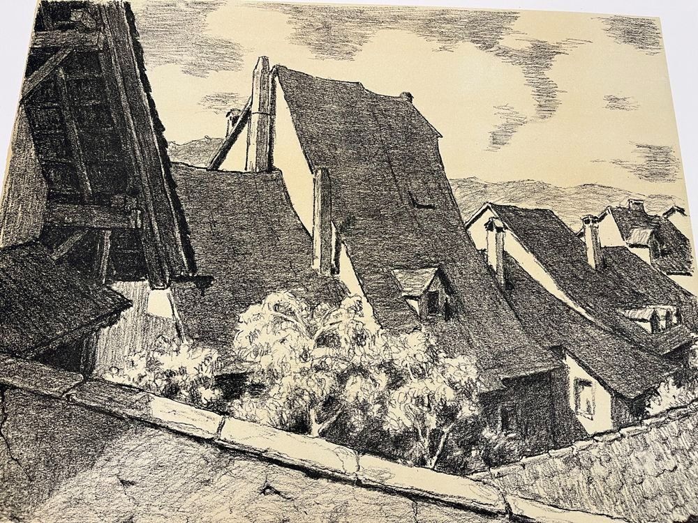 Grafiken & Lithographien: PAUL GMÜNDER LITHGRAPHIE SIGNIERT NUMMERIERT – Gebraucht aus Gersau von grafik-kunst 2