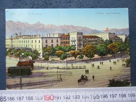 THUN 1913 MILITÄR-KASERNE ARMEE SCHWEIZ BEO AK BELEBT