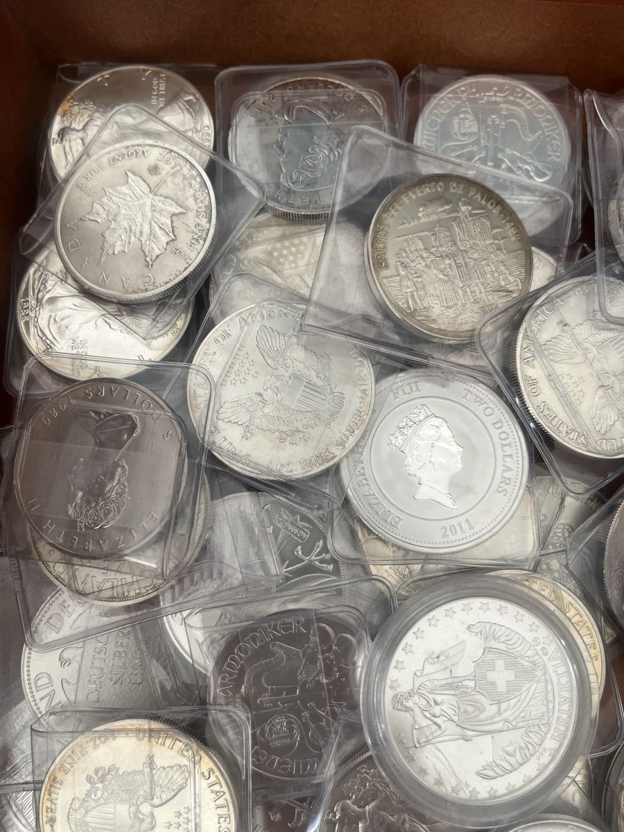 Tutti le monete: Div. Silber Unzen, 999 Silber, Pro Stk. – Nuovo (secondo la descrizione) da Würenlos venduto da KLG_3TBs 1