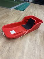 Kinderschlitten Kunststoff rot 80 cm guter Zustand