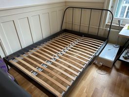 Bettgestell Metall, inkl.Lattenrost, 140x200cm, Top Zustand!