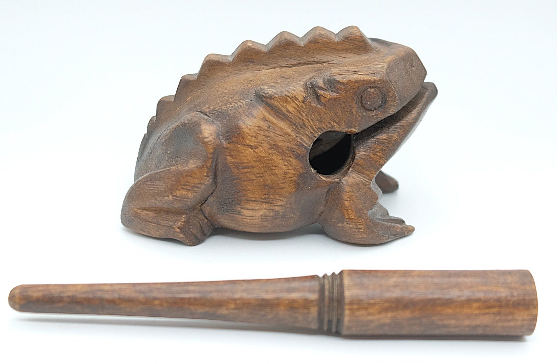 Musikinstrumente: Hölzerner Klangfrosch / Guiro – Gebraucht aus Volketswil von brockipfannenstil 3