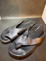 PORSCHE (Adidas) Sandaletten aus schwarzem Leder - Grösse 41