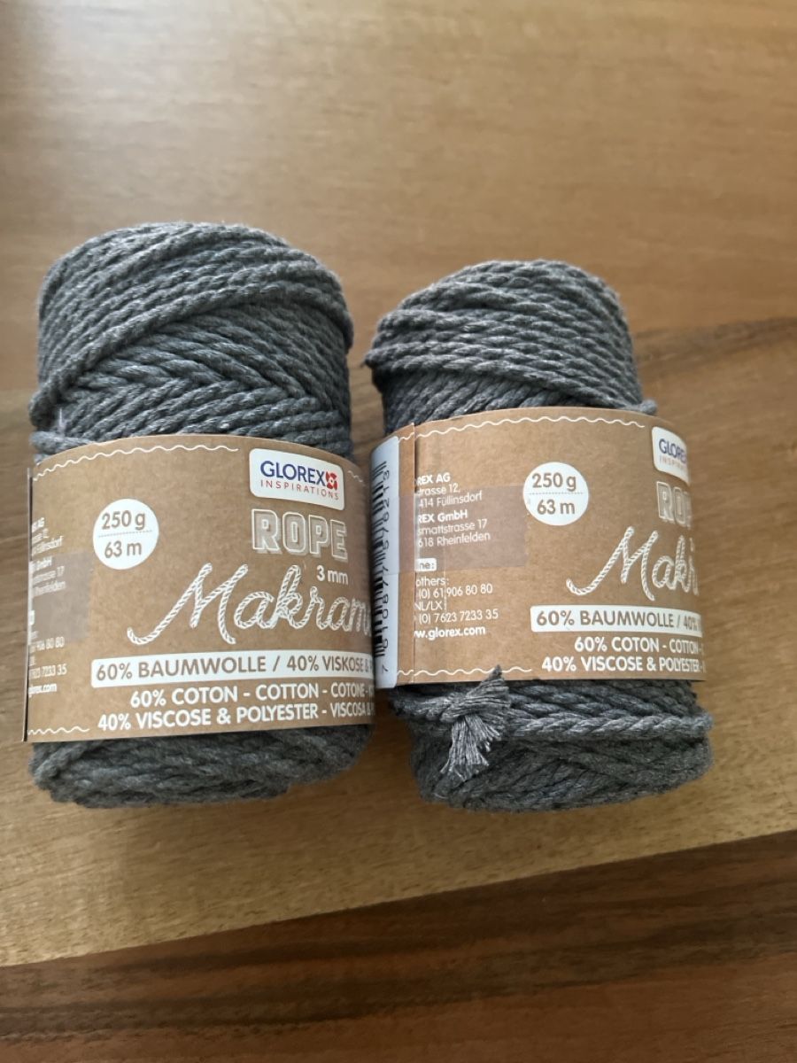 Lana: Graues Makramee Garn – Nuovo (secondo la descrizione) da Hünenberg venduto da Nicia6331