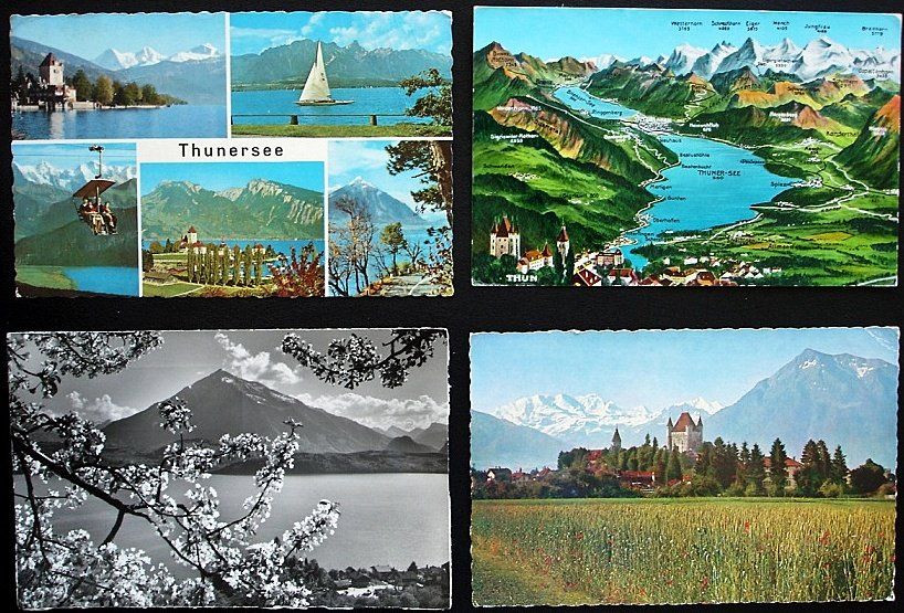 Cartes postales: 4 Ansichtskarten THUN Thunersee – D'occasion à Jona par philajona