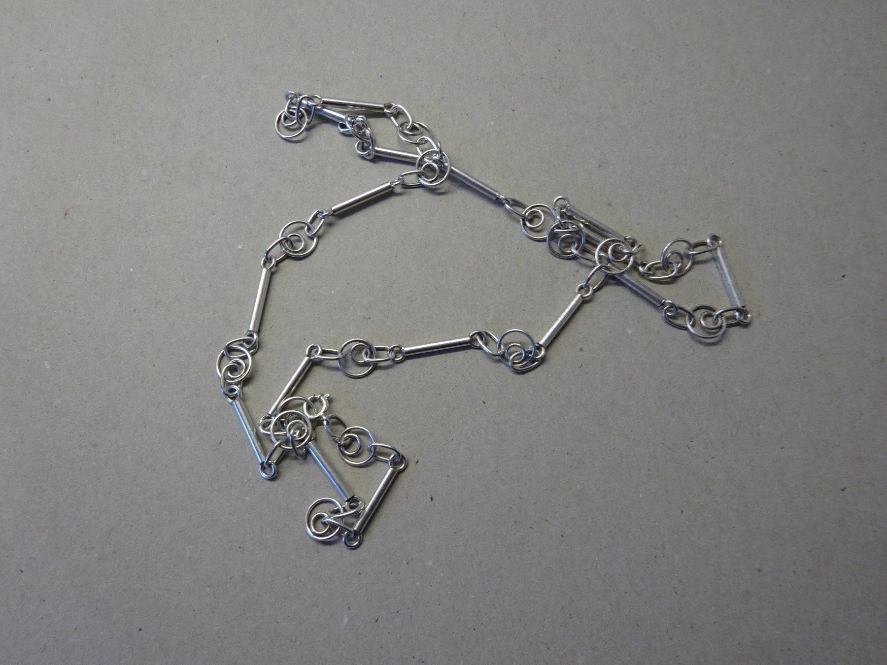 Catenine: Interessante Kette - 925 Silber – Usato da Esslingen venduto da eintagammeer 6
