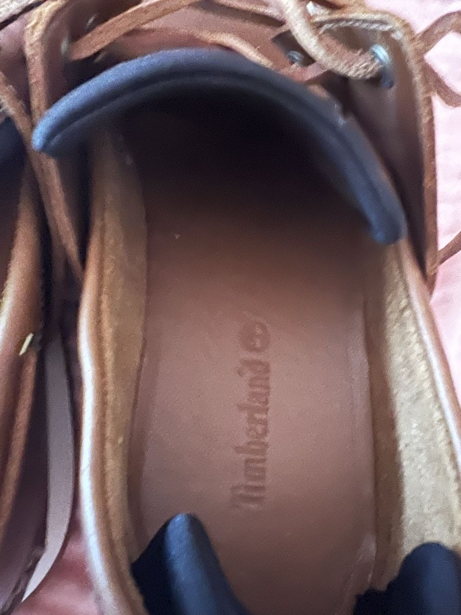 Timberland Scarpe da uomo: Timberland Bootsschuhe braun Grösse 45 Leder Herren – Usato da Unterterzen venduto da syllalex 4