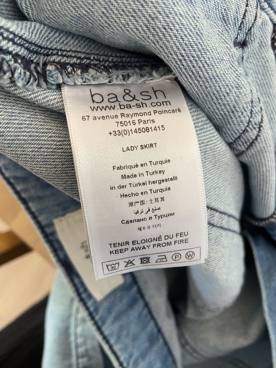 Ba&Sh Gonne: Jupe en jeans Ba&Sh taille 1 – Usato da Ecuvillens venduto da garrig 3